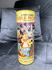 Vintage 60’s Alice In Wonderland Puzzle Picture Made In USA HG Toys
