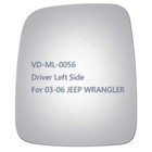 For 2003 2004 2005 2006 Jeep Wrangler Mirror Glass Driver Side LH Replacement