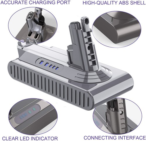4800mAh For Dyson Cyclone V10 SV12 Lithium Battery V10 Animal Absolute Motorhead - Picture 4 of 12