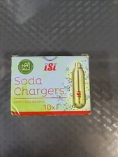 iSi North America CO2 Soda Siphon Chargers, 10 Pack #57