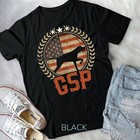 German Shorthaired Pointer American Flag Shirt Gsp Patriotic Unisex T-shirt
