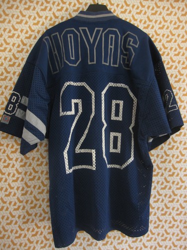 Maillot Hoyas Georgetown #28 Campri Football Americain jersey Vintage Shirt - M - Foto 2 di 7