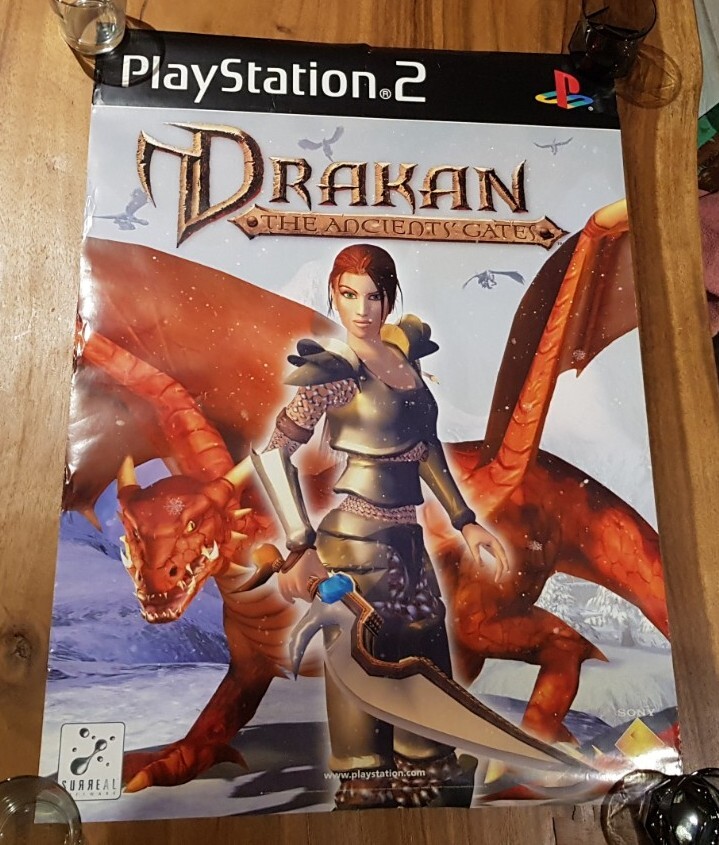 Drakan Sony Playstation 2 Ps2 Old Vintage Promo Store Official