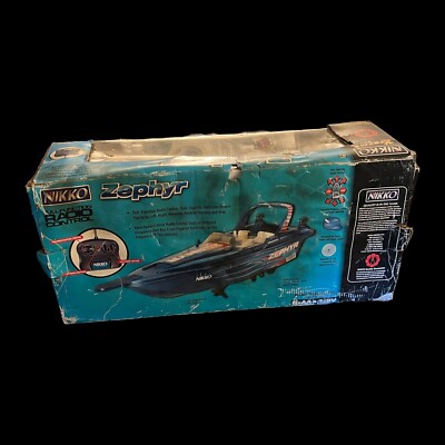 Nikko zephyr rc boat deals