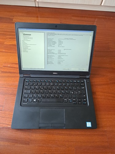 Notebook DELL 5480 i5-7300U, 8GB RAM, 240GB SSD, USB3.0 USB-C FHD W11