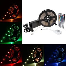 10M 5050 SMD RGB 300/600Leds DC24V LED Strip Light / IR Remote / DC Power