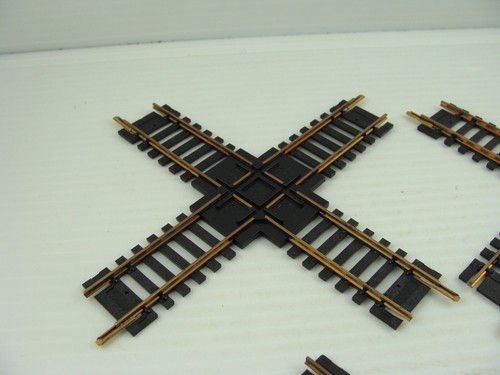Atlas HO Scale Train 90 Degree Crossing Lot of 3 Brass Rails - Picture 2 of 5