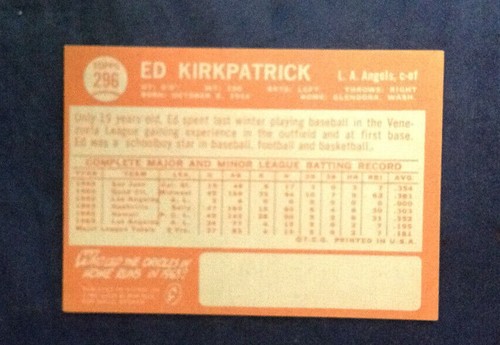 1964 Topps Pick a Card Complete your VG-NM-MT 152-337 UPDATED 11/24 - Picture 253 of 304