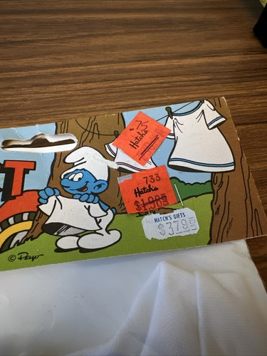 Vintage Smurfs T Shirt For 22 Inch Plush Lets Play NEW - Picture 3 of 10
