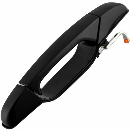 Black Exterior 2 Front & 2 Rear Door Handles Set for 07-14 Tahoe Silverado Yukon - Foto 7 di 9