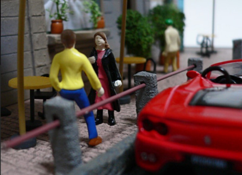 ジオラマコレクション 360spider Ferrari 1/64 Kyosho x Dydo diorama collection case 360Spider