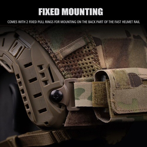 New Counterweight Pouch Tactical NVG Battery Bag for OPS BJ PJ MH FAST Helmets - Picture 8 of 16