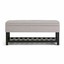simpli home cosmopolitan 44 inch wide rectangle ottoman bench with open botto...