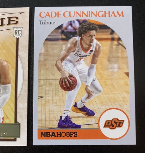 CADE CUNNINGHAM Panini ROOKIE Variation RC ( x2) - Picture 3 of 6