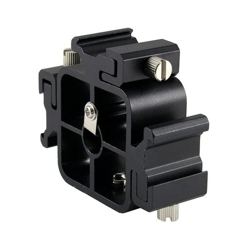 3in1 Dreifach Blitzschuh Tri-Blitzschuh Halterung Adapter für Blitzlicht Ständer Regenschirm - Bild 3 von 12