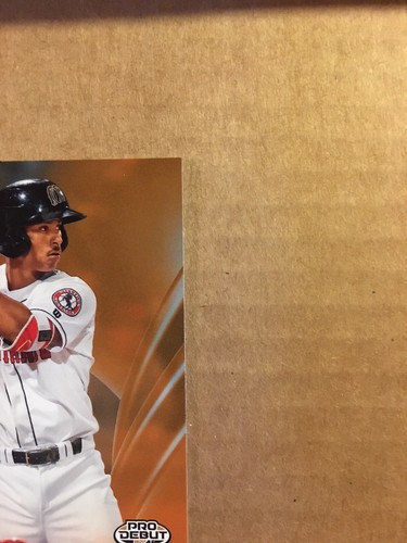 2018 Topps Pro Debut Jeter Downs Orange Parallel 25/25 SSP Red Sox - Picture 3 of 7