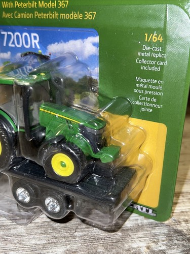 1/64th Scale John Deere 7200R Tractor With Peterbilt Model 367 Ertl Die-cast - Picture 4 of 7