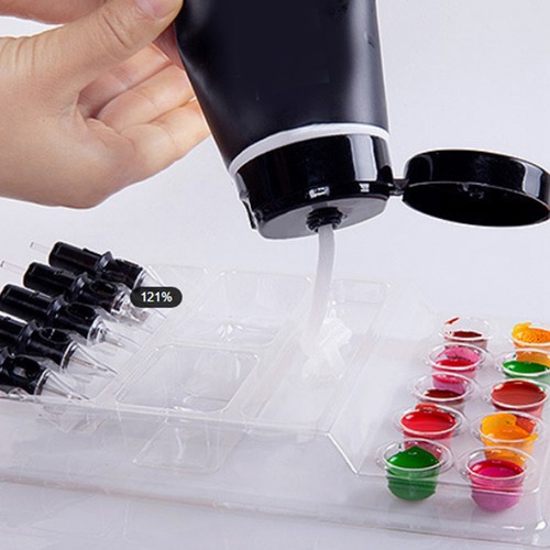 25pcs Professional Tattoo Ink Cup Tray Disposable Plastic Holder Stand For T CBK - Picture 9 of 24