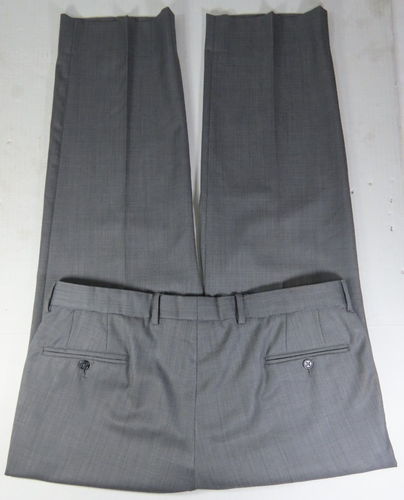 Jack Victor Elite Pure Wool Solid Gray Two Piece Mens Suit 37x32 42 R Canada - Picture 15 of 22