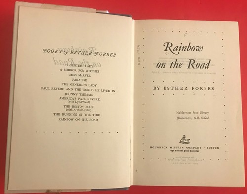 Rainbow on the Road by Esther Forbes - 1954 - First edition - Foto 2 di 3