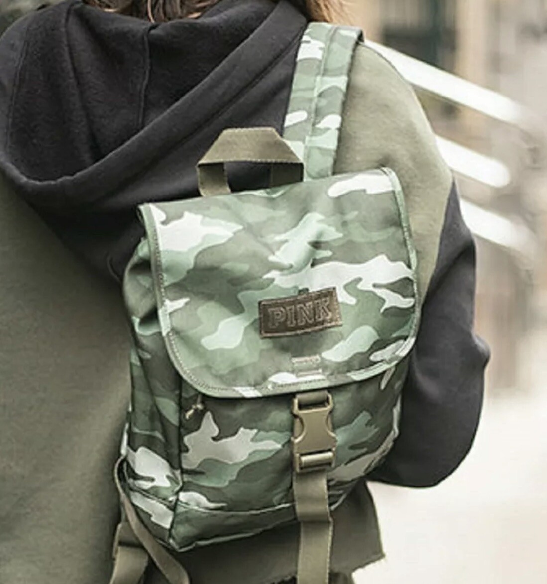 Victoria s Secret Limited Edition PINK Camo Backpack