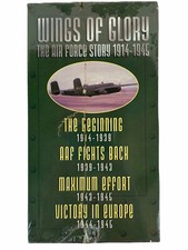 Vintage Wings of Glory Air Force Story 1914-1945 VHS Set 1996 New Sealed