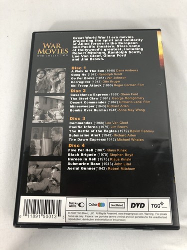 War Movies - WWII Collection (DVD, 2009) - Picture 2 of 2