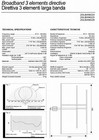Broadband FM Transmitting Yagi Antenna kathrein type, Stainless Steel 5 DB 2KW