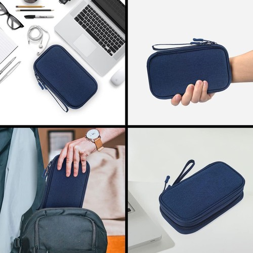 Electronic Accessories Storage Bag Portable Power Adapter Travel Storage Bag USA - Picture 7 of 17