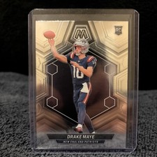 2024 Panini Mosaic - Rookies Silver Prizm #303 Drake Maye (RC)