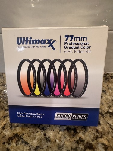 ultimaxx 77mm professional gradual color 6 piece filter kit UM-FK6GC77