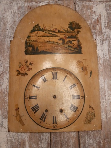 Gran esfera original de un reloj de flauta alrededor de 1840 - Imagen 1 de 19