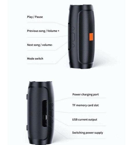 LOUD Bluetooth Speaker Wireless Waterproof Outdoor Subwoofer USB/TF/FM Radio New - Bild 9 von 16