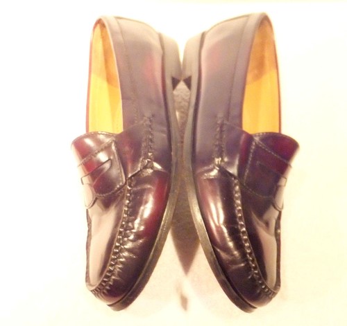 Cole-Haan Cordovan Leather Slip On Penny Loafer US 8.5M Quite Good - Picture 5 of 8