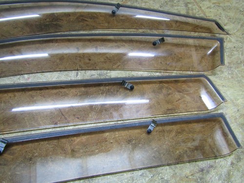 2005 2007 JDM MITSUBISHI OUTLANDER CW5W 4DOOR RAIN VISOR GUARD SET FACTORY OEM - Picture 7 of 12