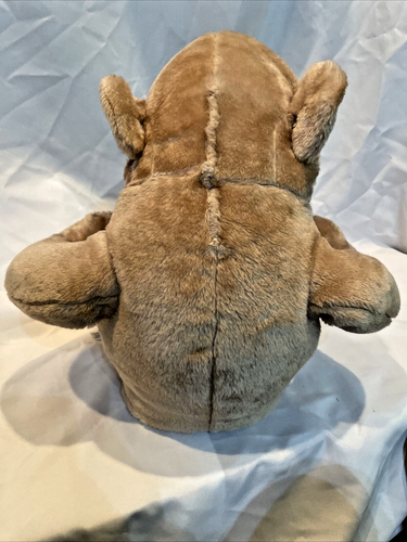 Vtg Rushton Co Bulldog Plush Brown Dog Stuffed Animal 26” College Team Mascot - Picture 6 of 10