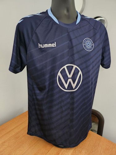 New Hummel Chattanooga FC Jersey Mens Medium Blue Striped Soccer NISA - Picture 15 of 16