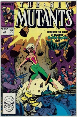 New Mutants #79 FN 1989 Stock Image