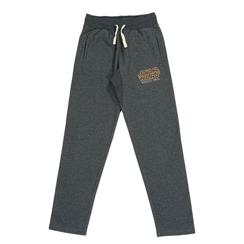 Star Wars Rouge One Movie Gap Boy’s Dark Gray Slim Fit Sweatpants Size Youth 2XL - Afbeelding 1 van 4