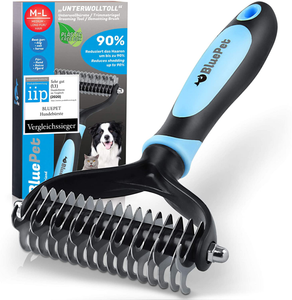 Bluepet® Professionnel Brosse Pour Chien Et Chat Pour Poils Longs | Peigne De T