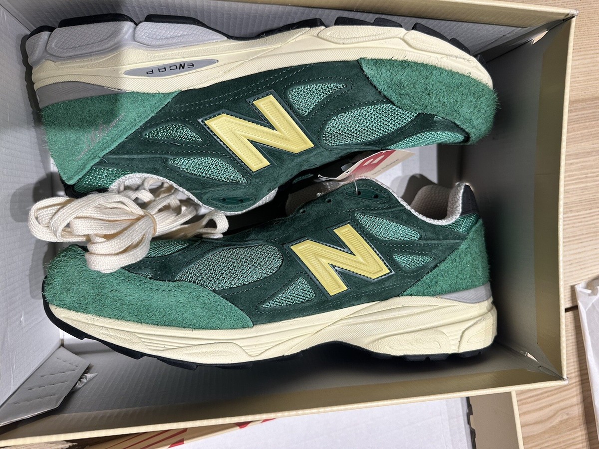 スニーカー New Balance 990v3 \"Green Gold\" by Teddy Santis NEW BALANCE 990 990V3 MADE IN USA TEDDY SANTIS GREEN GOLD