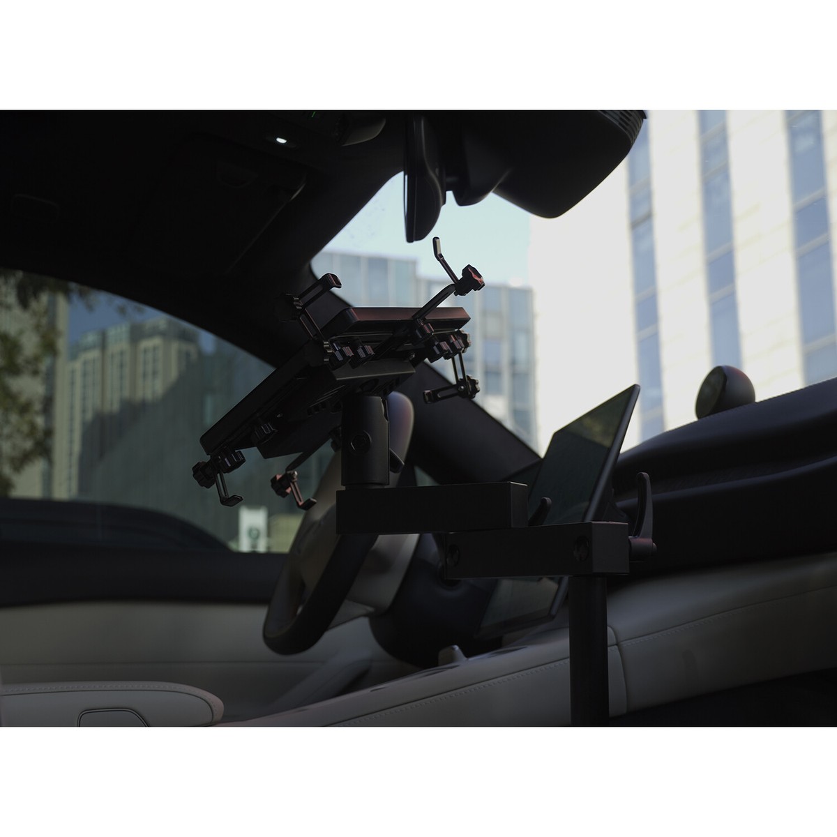 Heavy Duty Laptop Mount For Toyota Tacoma Adjustable Aluminum No-Drill