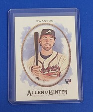 2017 Topps Allen and Ginter RC #40 Dansby Swanson Atlanta Braves Rookie Card - V