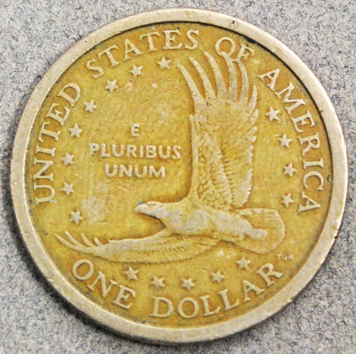 2000-D Sacagawea One Dollar Coin US Liberty - Not Cleaned - 7.78