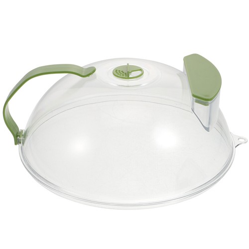 Oil-proof Vegetable Cover Microwave for Food with Handle Transparent - Bild 5 von 11