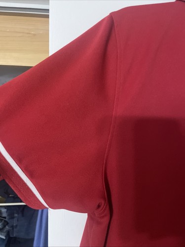 Lacoste Mens SPORT Lightweight Red Short Sleeve Shirt Polo Shirt Size 6 XL - 第 9/10 張圖片