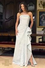 Terani Couture 241E2525 Evening Dress LOWEST PRICE GUARANTEE NEW Authentic