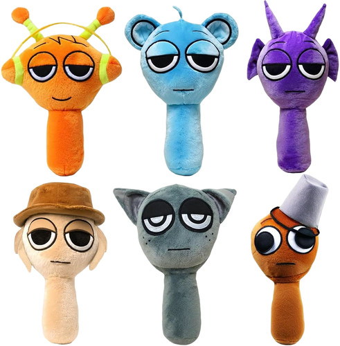 Wiztex Sprunki Plüschfigur 20 cm Sprunki Spielfigur Puppe Geschenk für Kinder DE - Bild 1 von 107