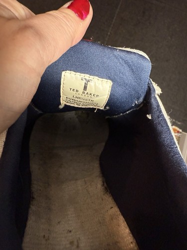 Ted Baker London Mens Shoes US 13 White Preppy Classic Casual Sneaker European - Picture 11 of 17