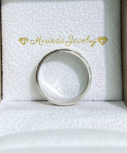 14k Solid Multi Tone Gold Shiny Band Ring. Sz 5.5, 3.18 Grams - Picture 4 of 8